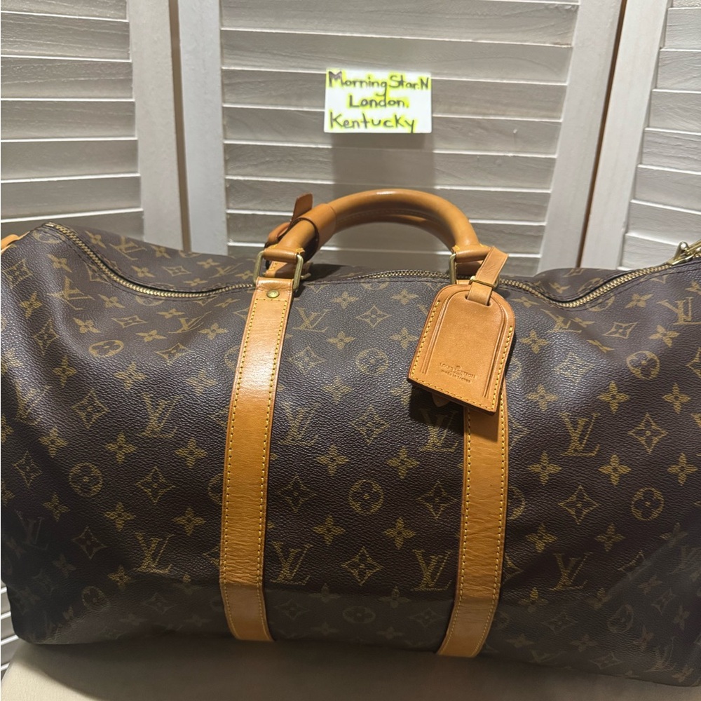 Vintage Louis Vuitton Keepall Bag with Monogram Canvas